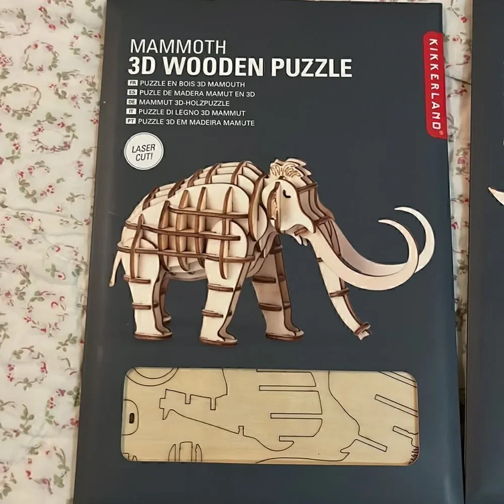 3-D wooden puzzles Kikkerland